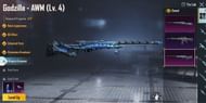 Godzilla AWM in BGMI and PUBG Mobile (Image via Krafton)